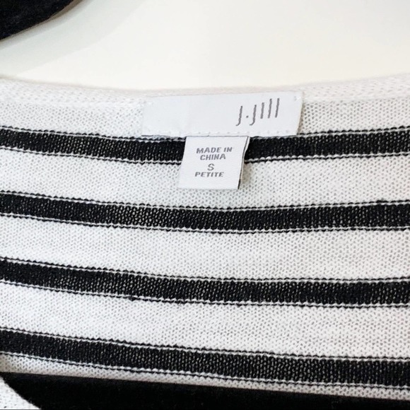 J. JILL Nautical Stripe Linen Blend Top - Picture 5 of 8